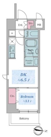ジニア深川住吉の物件間取画像